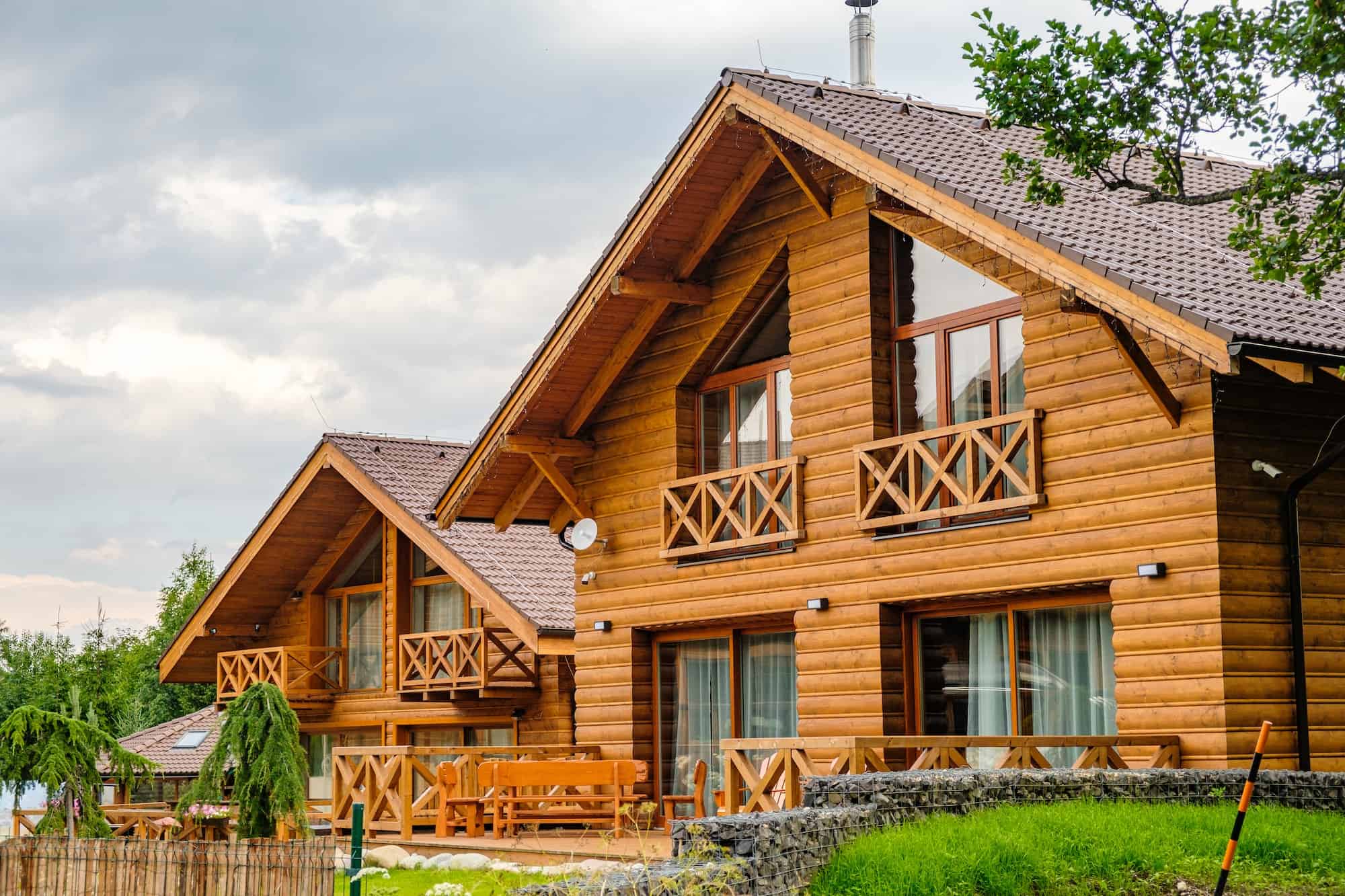 Maison en bois moderne